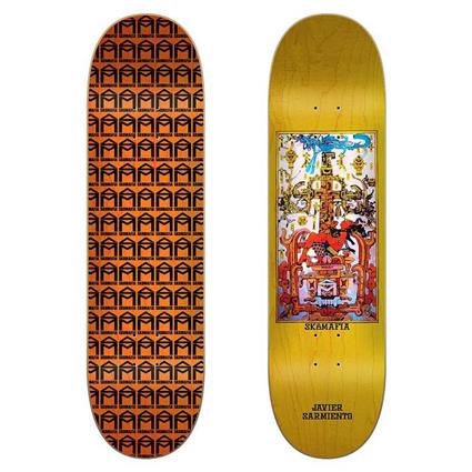 Sk8mafia Tec Sarmiento 7.75´´x31.75´´ Skateboard Deck Dourado 31.43 Inches