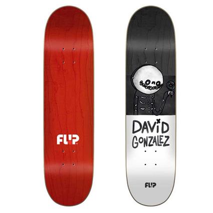 Flip Gonzalez Buddies 8.0´´x31.50´´ Skateboard Deck Vermelho 31.5 Inches