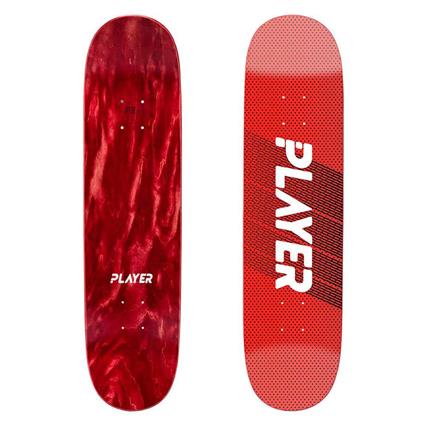 Player Red 7.87x31.81´´ Deck Skateboard Deck Vermelho 31.81 Inches