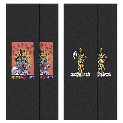 Sk8mafia All Over 9´´x33´´ Griptape 4 Units Preto 33 Inches