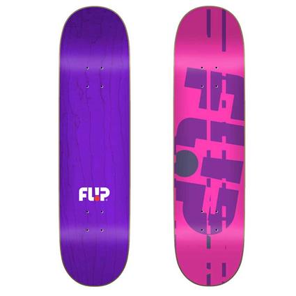 Flip Team Glitch Pink 8.25´´x32.13´´ Skateboard Deck Rosa 32.13 Inches