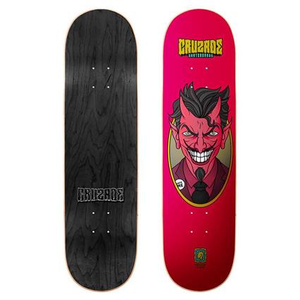 Cruzade Portrait 8.0´´x31.41´´ Skateboard Deck Rosa 31.41 Inches