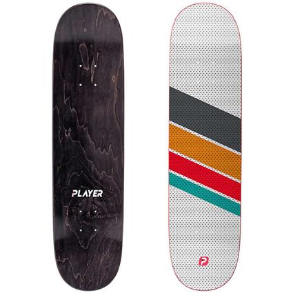 Player Mesh White 8.0x31.50´´ Deck Skateboard Deck Colorido 31.5 Inches