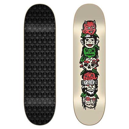 Sk8mafia Piled Kremer 8.5´´x32´´ Skateboard Deck Dourado 32.10 Inches