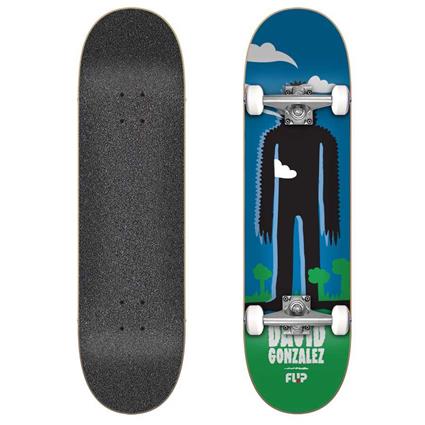 Flip Gonzalez Creatures 7.87´´x31.6´´ Skateboard Azul 31.60 Inches