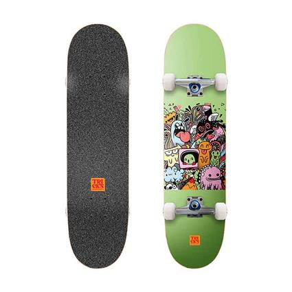 Tricks Monsters 7.25´´x28.0´´ Skateboard Colorido 28.0 Inches