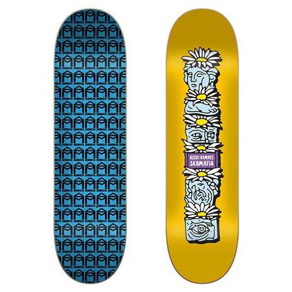 Sk8mafia Piled Ramirez 8.25´´x32´´ Skateboard Deck Dourado 31.52 Inches