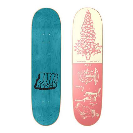 Roger Bluebonnet Austin Amelio 8.25´´x31.72´´ High Concave Skateboard Deck Rosa 31.72 Inches