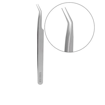 Nanolash Eyelash Tweezers Curved 1 Unidade