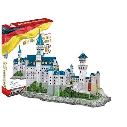 Cubicfun 3d Puzzle German Neuschwanstein Castle Colorido