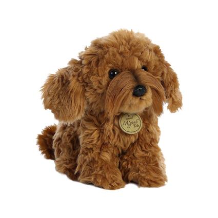 Aurora Plush Aurora Miyoni Labra Poodle Teddy Castanho 18 cm