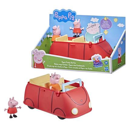 Peppa Pig Playset Family Red Car Doll