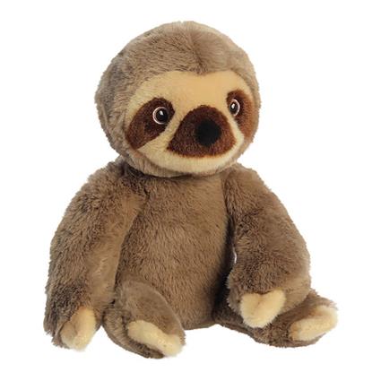 Eco Nation Aurora Sloth Teddy Castanho 24 cm