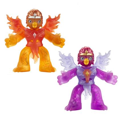 Goozonians Twin Pack Queen Ember Vs Princsess Flik W1 Doll Rosa