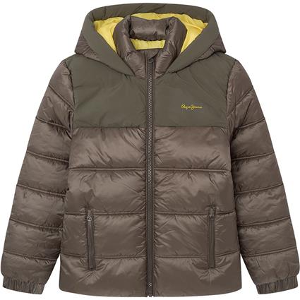 Pepe Jeans Odonis Jacket Castanho 14 Years Rapaz