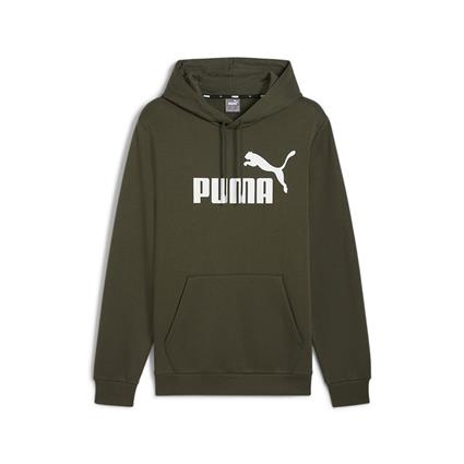 Puma Ess Big Logo Hoodie Verde L Homem