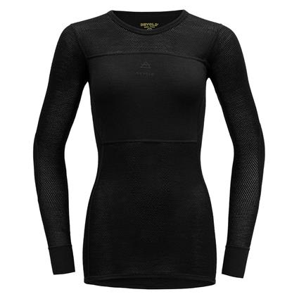 Devold Of Norway Wool Mesh 190 Long Sleeve Base Layer Preto XS Mulher