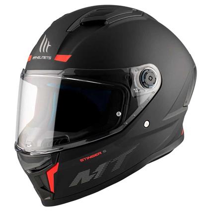 Mt Helmets Stinger Ii Solid Full Face Helmet  L