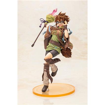 Kotobukiya Pvc Aussa The Earth Charmer Yu-gi-oh Statue 26 Cm Castanho