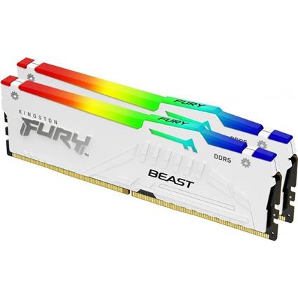 Kingston Fury Beast Rgb Kf560c30bweak2-32 32gb 2x16gb Ddr5 6000mhz Ram Transparente