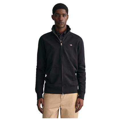 Gant Reg Shield Half Zip Sweater Preto L Homem