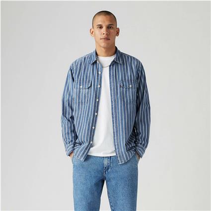 Levi´s ® Jackson Worker Long Sleeve Shirt Azul L Homem