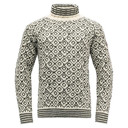 Devold Of Norway Svalbard Wool High Neck Sweater Beige S Homem