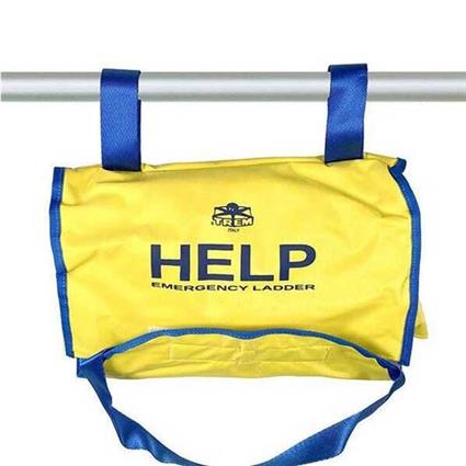 Trem 5 Steps Emergency Ladder Amarelo 146 x 26 cm