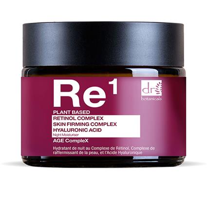 Dr Botanicals Re1 Retinol Complex Skin Firming Complex & Hyaluronic Acid Night Moisturiser 60 ml