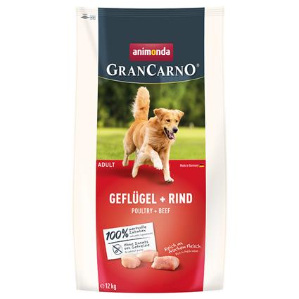 animonda GranCarno Adult Aves + Vaca - Pack económico: 2 x 12 kg