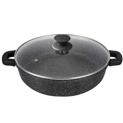 Supreme Low Stone Casserole 36 Cm Prateado