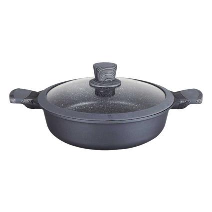 Supreme Low Stone Casserole 40 Cm Prateado