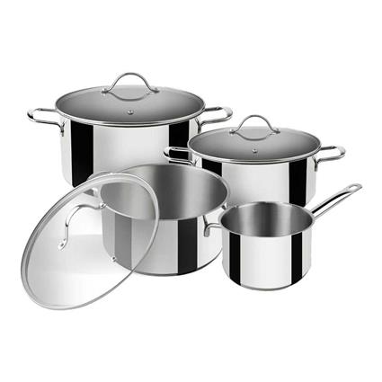 Supreme Cookware Set 7 Pieces Prateado