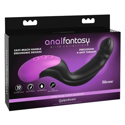 Anal Fantasy Elite Hyper-pulse P-spot Massager Anal Vibrator Roxo
