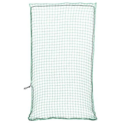 vidaXL Rede para reboque com corda elástica 3x1,65 m PP verde