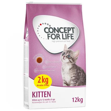 Concept for Life Kitten - Receita melhorada! - 10 + 2 kg grátis!