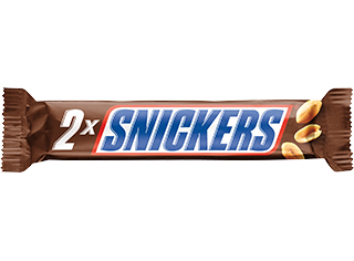 Chocolate Snickers Snack 2 Pack 80g