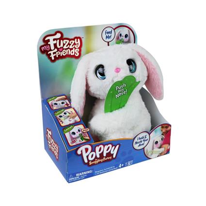 My Fuzzy Friends My Fuzzy Friend Interactive Toy Snuggling Bunny 18524 Teddy Colorido