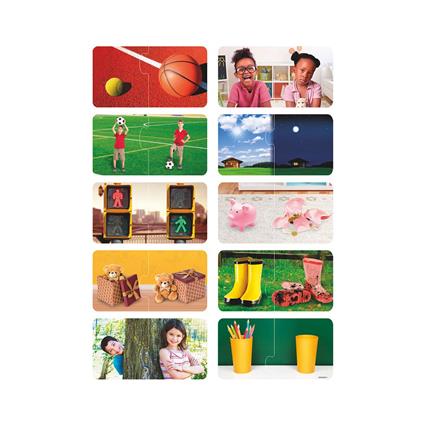 Miniland Duos: Opposites Puzzle Colorido