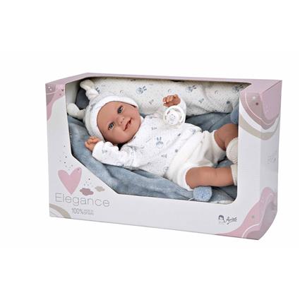 MuÑecas Arias Elegance 35 Cm Babyto With Blanket Weight Baby Doll