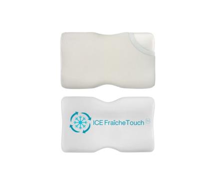 Almofada ergonômica cervical duo com fronha refrescante ice