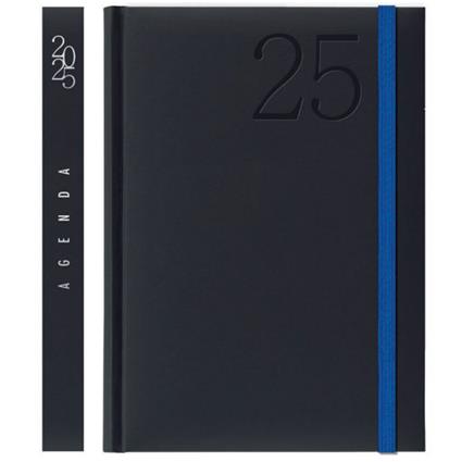 PAPIRO Agenda Diária Garda, 120 x 165 mm, Preto e Azul