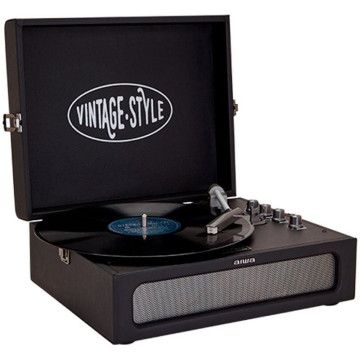 Aiwa VPX-1971BK toca-discos/conversor Bluetooth/MP3