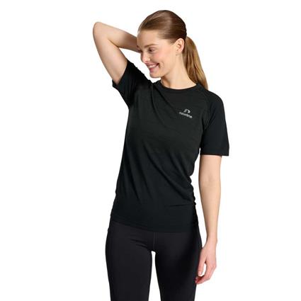 Newline Sport Riverside Short Sleeve T-shirt Seamless Preto 2XL Mulher