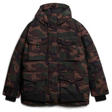 Superdry Everest Tactical Jacket Castanho L Homem
