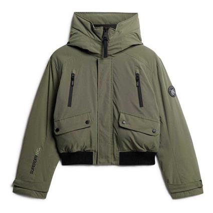 Superdry City Padded Bomber Jacket Verde S Mulher