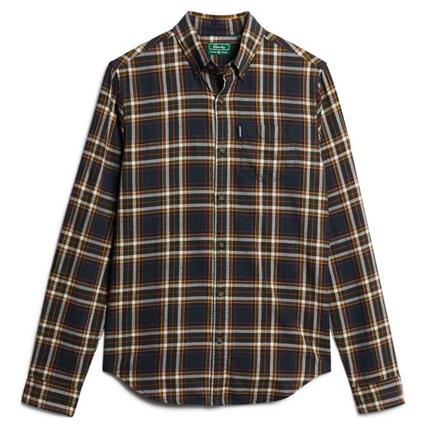 Superdry Vintage Check Long Sleeve Shirt  M Homem