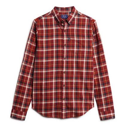 Superdry Vintage Check Long Sleeve Shirt  M Homem