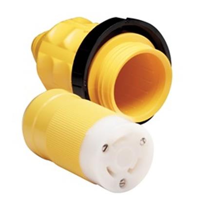 Marinco 30a 125v Plug Dourado