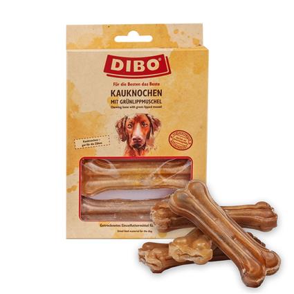 DIBO Osso para roer com mexilhão de lábios verdes - Pack económico: 4 x 120 g